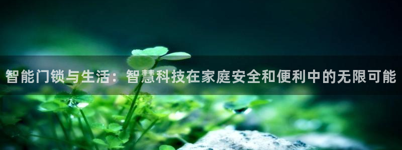 利记集团官网：智能门锁与生活：智慧科技在家庭安全和便利中的无