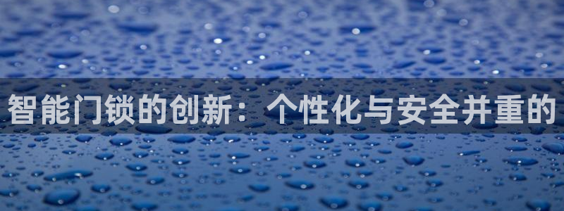 澳门大利来记官网：智能门锁的创新：个性化与安全并重的