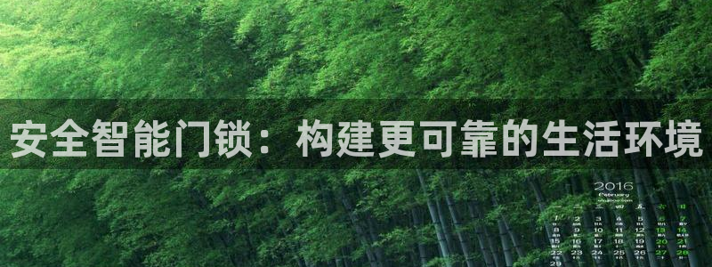 万利记唯一官网：安全智能门锁：构建更可靠的生活环境