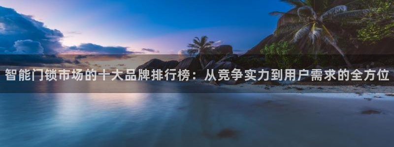 利记体育投注官网：智能门锁市场的十大品牌排行榜：从竞争实力到
