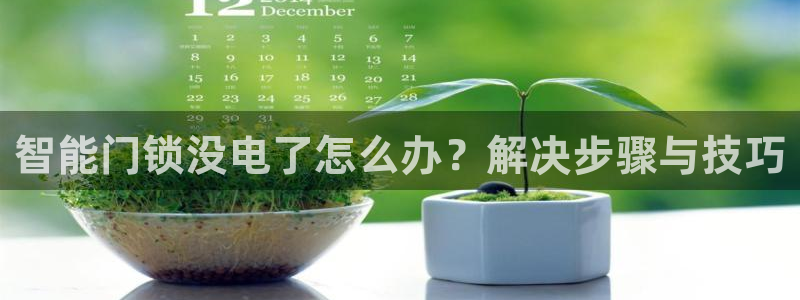 利记官网葡京投注网址：智能门锁没电了怎么办？解决步骤与技巧