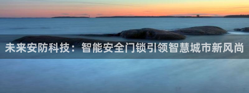 利记坊官网注册：未来安防科技：智能安全门锁引领智慧城市新风尚