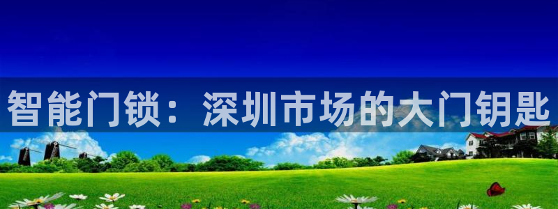 利记sbobet官网：智能门锁：深圳市场的大门钥匙
