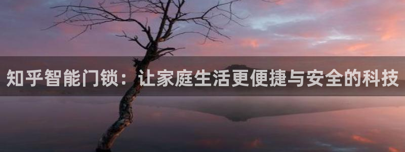利记官网加盟：知乎智能门锁：让家庭生活更便捷与安全的科技
