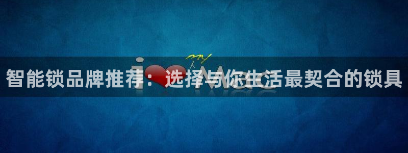 利记手机官网电子mg官方网站：智能锁品牌推荐：选择与你生活最