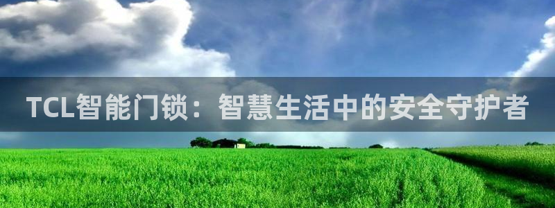 利记bet官网登录入口：TCL智能门锁：智慧生活中的安全守护
