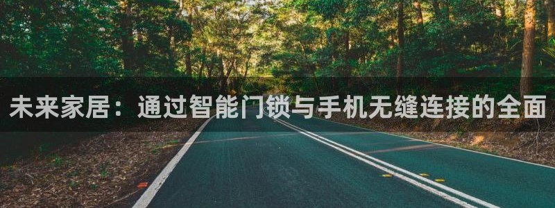利记娱乐网唯一官网：未来家居：通过智能门锁与手机无缝连接的全