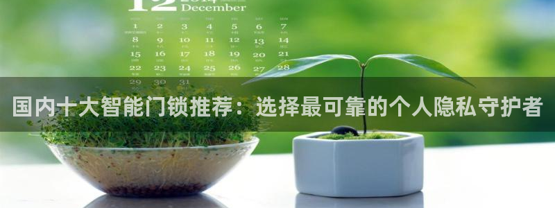 利记官网日亚运比：国内十大智能门锁推荐：选择最可靠的个人隐私